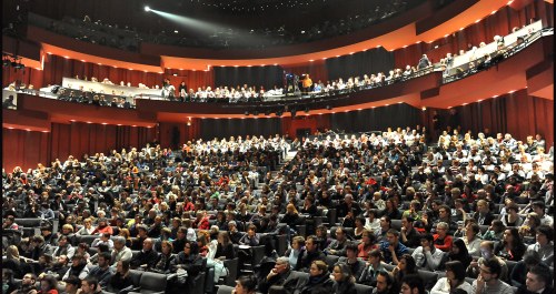 la grande salle du théâtre de Caen