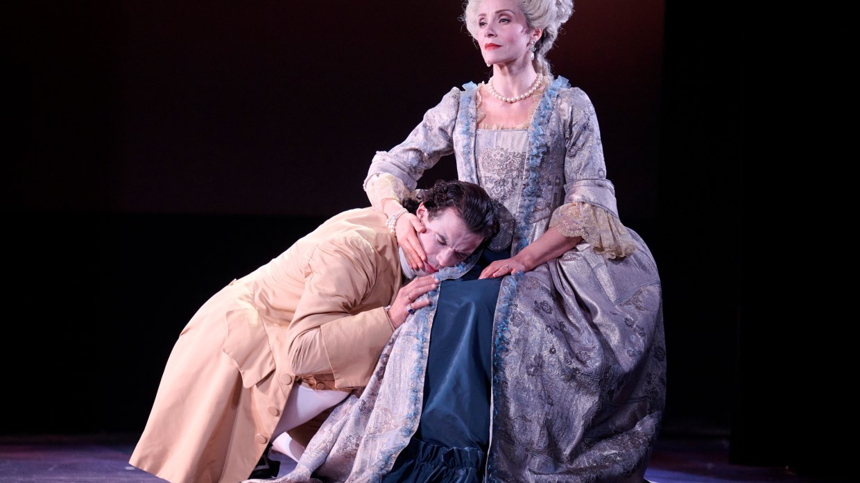 La marquise de Merteuil et son amant