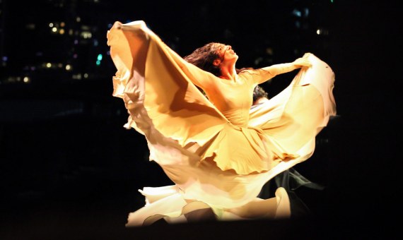Portrait de Karine Gonzales dansant